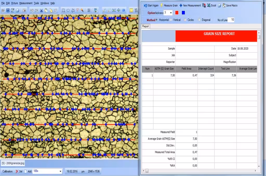 grain size intercept 1